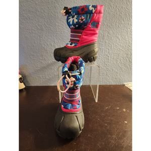 NWOT Sorel Toddler Kids Snow Boots Size USA 6 Purple Red‎